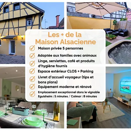 Maison Typique 3 Entre Vignes Et Montagnes - - Route Des Vins Proche Eguisheim * Obermorschwihr