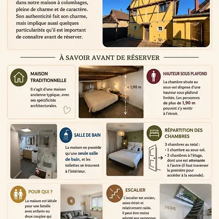 Maison Typique 3 Etoiles Entre Vignes Et Montagnes - - Route Des Vins Proche Eguisheim - 3 Obermorschwihr